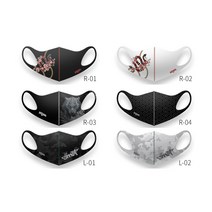 후와 얼FIT 패션마스크 18종 UV차단 다회용 세탁가능 냉감 향균, Y-04, L