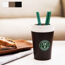 카페 독서실책상꾸미기 색연필꽂이 필기구정리함 유아 연필정리 3color, 기본, 블랙&화이트