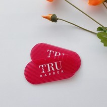 머리 고정 시트 머리카락 흘러내림 방지 세안 화장 도우미 간편 탈부착 고정 패드 2P 레드, 1개