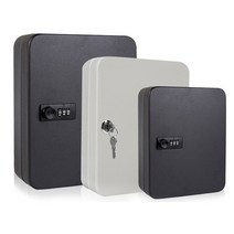 (열쇠보관함)키 박스 걸이 함 20P 40P 54P 108P, 20P 블랙 (열쇠고리포함), 비밀번호형, 블랙