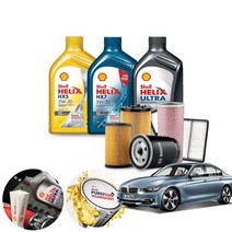 BMW (12-18) 320d F30 ED (N47) 디젤 쉘 힐릭스 HX5 5W30 HX7 5W30 울트라 AM-L 5W30 BEX 합성엔진오일 6통+흡기+오일필터 ONL-017 cs06038, 벡스5w40(롱라이프)필터코팅제포함
