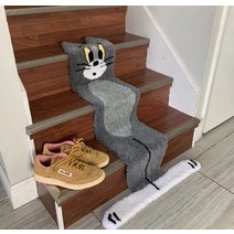고양이 모양 카펫 발매트 러그 다용도 매트