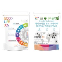굿라이프365 에리스리톨 위드 스테비아, 300g, 3개