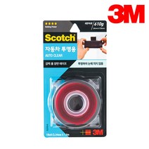 3M 스카치 강력 차량용 투명 폼 양면 테이프 CL215A
