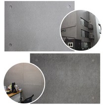 로얄콘(시멘트)보드 (내장용) 4개 콘 4면 면취 두께 6mm x 폭 590mm 길이 1200mm 1세트 4장, 연그레이