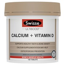 New ZeaLand직구 Swisse Ultiboost Calcium + Vitamin D 150테블렛 1PACK, 수량, 상세참조