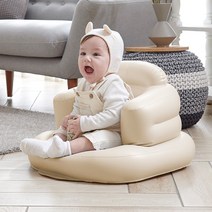 네이쳐러브메레 아기 소프트의자 신생아 이유식 유아 샌드베이지 4종택1일, 01. 샌드 베이지