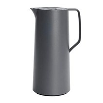 Emsa N41703 Motiva 진공 보온 보냉 주전자 1L, 하나의, 다크 그레이