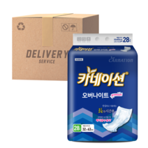 카네이션 속기저귀 오버나이트 6회 28매 3팩
