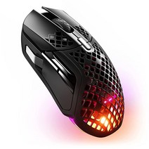 SteelSeries 에어록스 5 무선 게이밍 마우스 18000 CPI 트루 무브 에어 공학 센서 초경량 방수 디자인 180시간 이상 배터리 수명, Aerox 5, Wired