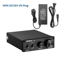 AIYIMA A1001 서브우퍼 앰프 가정용 오디오 AMP 100W 모노 디지털 파워 앰프 스피커 사운드 앰프 업그레이드 TPA3116, With US Plug
