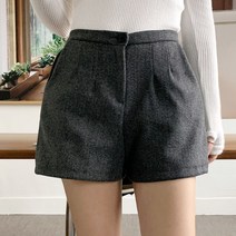 퍼니걸스 5875 뒷밴딩 모직 숏 반바지 팬츠 여성의류