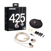 SHURE SE425 NEW 슈어 인이어 이어폰 클리어 삼아 정품