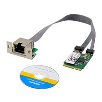 와이파이 무선 데스크탑 랜카드 수신기 동글이 usb M.2 A + E 키 2.5G 이더넷 LAN 카드 RTL8125B 산업용 제, 한개옵션0