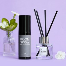 정민이네샵 [선물포장무료] 유해성분 불검출 KC인증 완료 안전한 룸탈취스프레이 [오버캡 80ml+디퓨져세트] 휴대용탈취제 웨딩답례품 결혼답례품 고급답례품 소규모답례품 돌답례품 화장실거실탈취제, 1세트, 오버캡 80ml+스틱디퓨져50ml 2조(블랙체리향)
