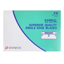 도루코 단면도 면도날 10개입 -TJ 도루코 도루코면도날 단면도 단면도면도날 면도 면도날세트 면도칼, 단품