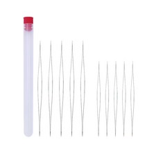10pcs 구슬 바늘 접이식 자수 바늘 쥬얼리 만들기 용품, 10개
