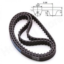 기계 호환 타이밍 벨트 1-20PCS XL90 94 96 100 102 110 116 118 120 126 130 폐쇄 루프 고무 5.08mm 피치 XL 동기 10mm 너비, XL126, 10pcs