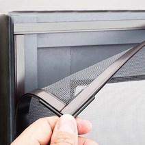 방충망틀교체 실외기실 자석식 셀프 틀 제작 초미세 diy 방충망, 브라운