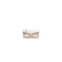 [정품] COACH 코치 폴리쉬드 페블 태비 체인 클러치 초크 크로스바디백 반달백 마이크로백