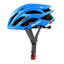 BIKEBOY 남녀공용 도로 산악 자전거 헬멧 초경량 DH MTB 전 지형 라이딩 스포츠 통풍 사이클링 카부토헬멧, blue+(54-61)CM