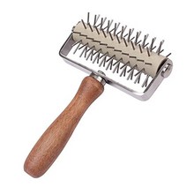 빵 케이크 피자 커터 칼 빵 케이크 피자 커터 칼 SODIAL 스테인레스 스틸 휠 피자 빵 바늘 Schlaeger 롤 파이 과자 반죽 스토너