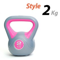 [미니멈룩]스타일 케틀벨 2Kg, 1개, 옵션선택