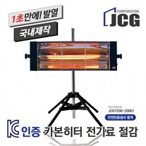 JCG 산업용히터 카본램프 적외선히터 전기히터 난로 도장열처리기, 201벽걸이셋트