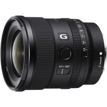소니 SONY 단초점 렌즈 FE 20mm F1.8 G E 마운트 35mm 풀 사이즈 대응 SEL20F18G 블랙, EMS(발송 후 약 3~5 일 도착)