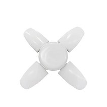 야외작업용조명 세차 틴팅샵 고성능 팬모양 LED 전구 E27 램프 접이식 220V 110V 40 홈 천장 창고 차고 빛, 한개옵션1, 02 mini 4blades 28W