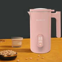 (해외직구)MACAIIROOS 두유 제조기 과일주스 제조기(핑크), 상세 참조
