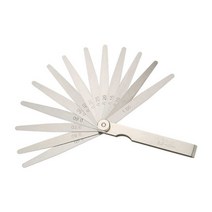 틈새 게이지 필러 기준 두께 측정자 단차 균열, 100mmx14개(0.05-1.00)