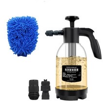 폼건 워터건 세차 2L 핸드 펌프 폼 분무기 손 공압 캐논 스노우 스프레이 병 자동차 창 청소 가정 세척, A-SET