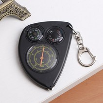 온도계 나침반 열쇠고리 거리측정 나침판 키홀더 키링 문구 맵콤파스 방향 등산 레저용 휴대용
