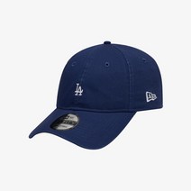[AK PLAZA] [뉴에라][공용]언스트럭쳐 MLB 워시드 미니 로고 LA 다저스 볼캡 블루 (12836208)