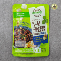 라이브잇 풀무원 두부크럼블 덮밥소스 직화짜장, 10개, 160g