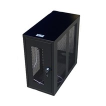 PC방 대학교 공용 컴퓨터 본체 분실 방지 보안 케이스, 블랙
