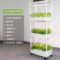 식물재배기 수경 재배기 가정용 실내 스마트팜 채소 야채 재배 상추 키우기 3단, A 수지, A 큰, C 3겹물순환슈트-이중열조명포함