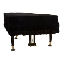 피아노 의자 덮개 커버 세트 건반 그랜드, 230 240, 블랙 색