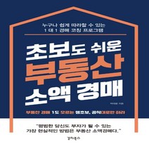 하나북스퀘어 초보도 쉬운 부동산 소액 경매 부동산 경매 1도 모르는 생초보 공식대로만 하라