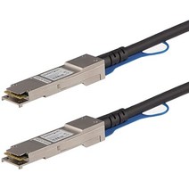 StarTech.com DAC Twinax 케이블3mJuniper 제품 QFX-QSFP-DAC-3M 호환구리선 다이렉트 어태치 케이블Juniper 스위치 대응 QFXQSFPDAC3M