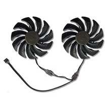 Jzwefdo 88MM 그래픽 카드 팬 T129215SU TPLD9210S12HH 4핀 GPU 냉각 팬 Gigabyte GTX 1060/1070/1070Ti Gigabyte RX, Graphics Fan-AA