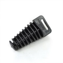 오토바이 배기 머플러 워시 플러그 소음기 파이프 보호기 더트 피트 ATV 바이크 가와사키 야마하 KTM BMW 혼다, Black