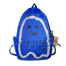 KORELAN 새로운 일본 낙서 배낭 틈새 성격 책가방 여성 레저 스포츠 야외 여행 배낭 남성