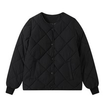 여성용 릴바 퀄팅 누빔 패딩