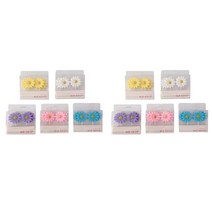 미디 디자인 생일초 5종 x 2p, 옐로우, 화이트, 퍼플, 핑크, 스카이, 1세트