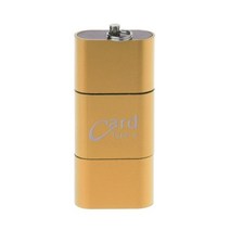 범용 OTG C타입 카드 리더기 휴대폰 PC용 USB 3.0 to 2 슬롯 TF SD 3 in 1, 02 금, [01] GD