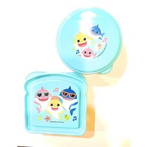 제네릭Generic 아기 상어 샌드위치 및 스낵 용기 세트 런치 박스 키트 번들 2