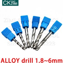 1P 1.8-6mm 카바이드 드릴 비트 스테인레스 스틸 목재 작업 트위스트 홀 커터 금속 CNC 선반 기계, 04 2.9mm