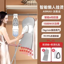 스팀다리미 미국 휴대용 의류 다림질 기계 가정용 가압 소형 유물, 2. [스마트버전 6레벨] A9max 엘레강트 골드 +